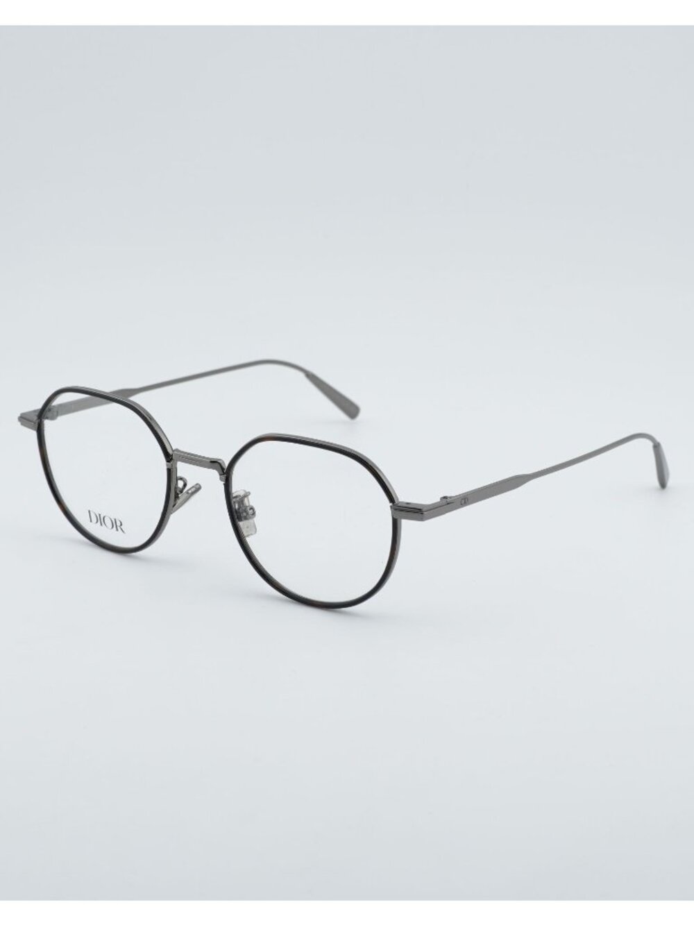 Dior DIORBLACKSUITO R3U 7600 Eyeglasses Ruthenium 49mm Square Frame